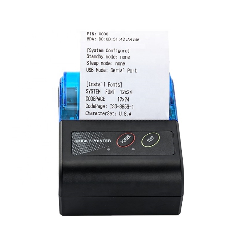 Receipt Printer - 58mm 감열 프린터 영수증 2인치 휴대용