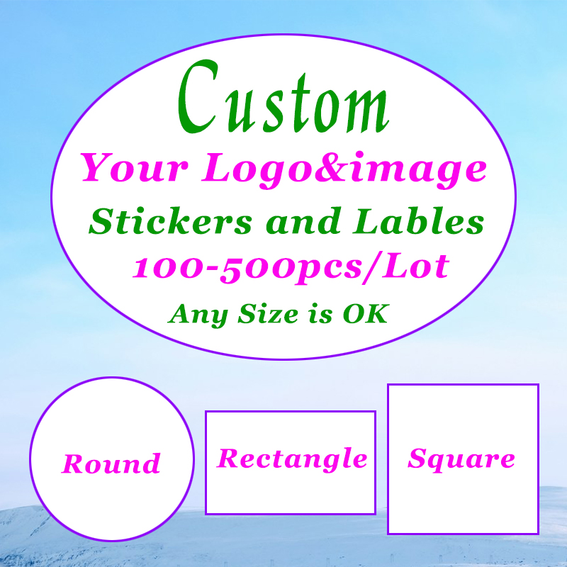 Label Maker - 500-100Pcs 사용자 정의 스티커 사용자 정의