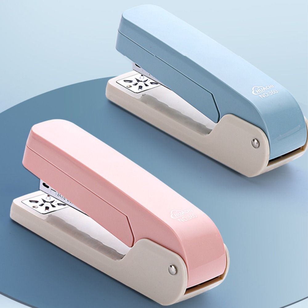 Stapler Heavy Duty - 창의적인 금속 스테이플러 360도 회전식 간편