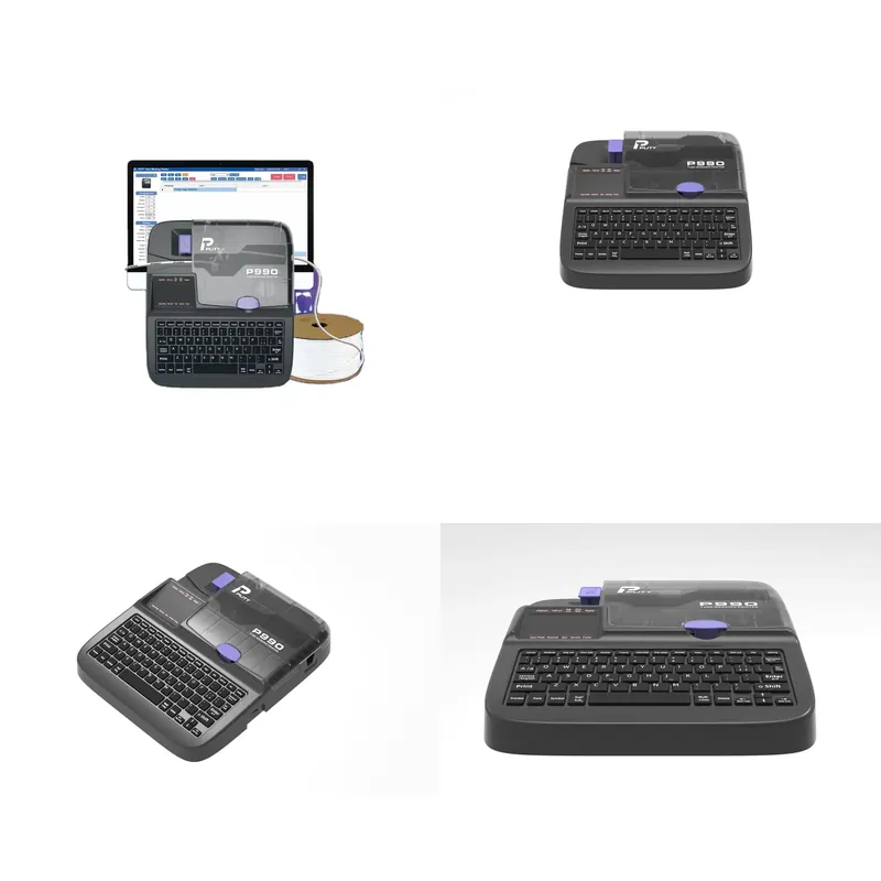Label Printer - 전문가용 P990 케이블 와이어 라벨 프린터,