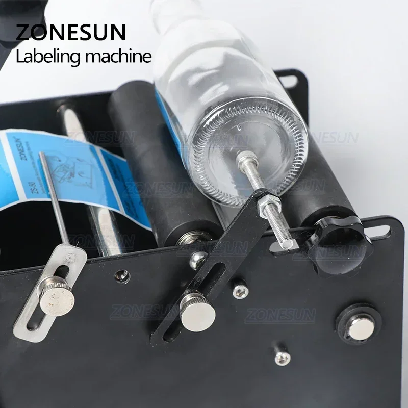 ZONESUN 수동 라벨링 기계 핸들 라벨 부착기 금속 - Label Maker 리뷰 및 가격
