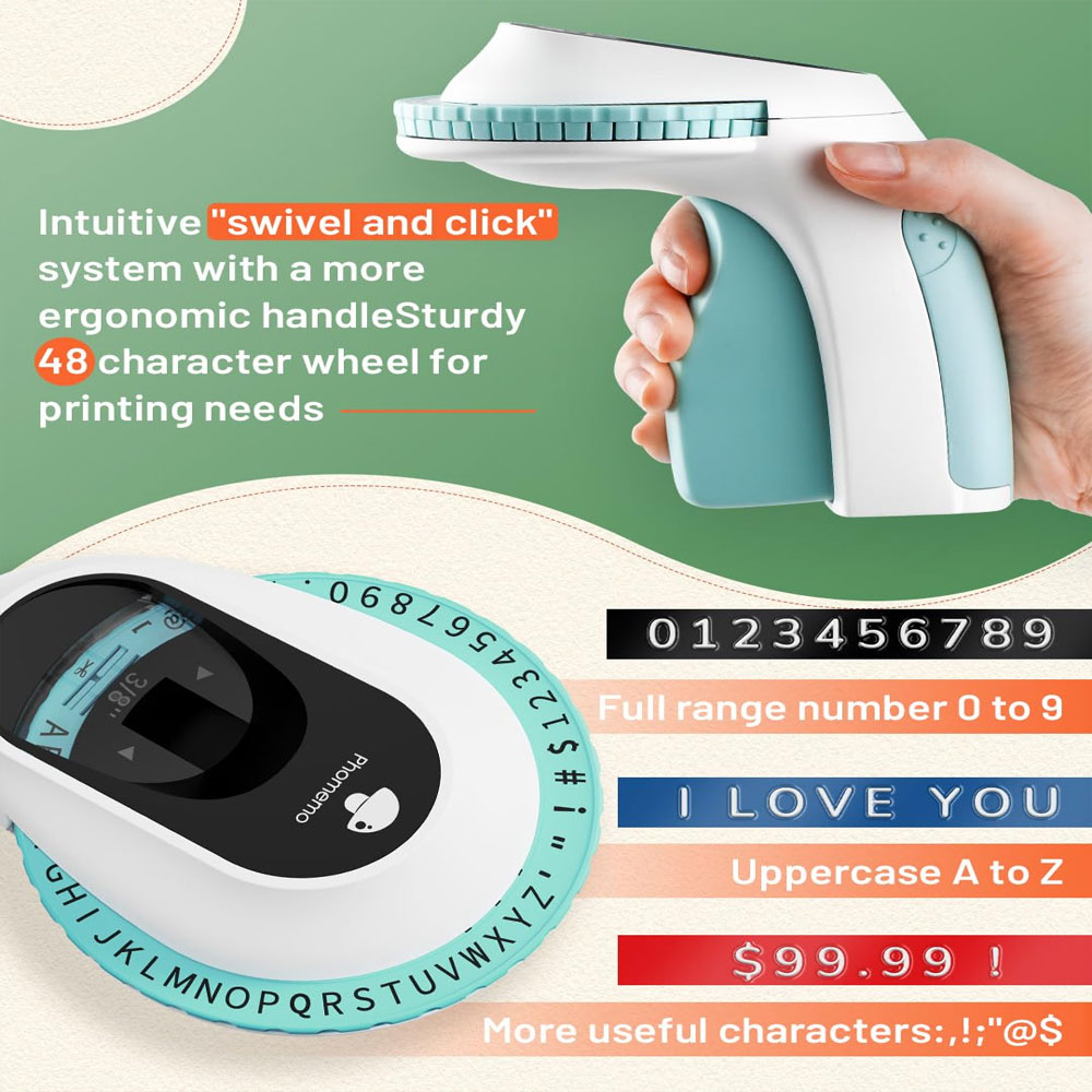 E975 엠보싱 라벨 프린터, 3D 라벨 기계, 6롤의 - Label Printer 리뷰 및 가격