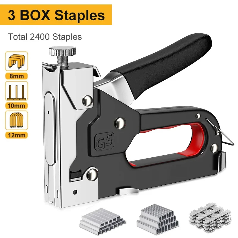 DIY 가구 손바느질 총, 인테리어 장식이 포함된 4- - Stapler Heavy Duty 리뷰 및 가격