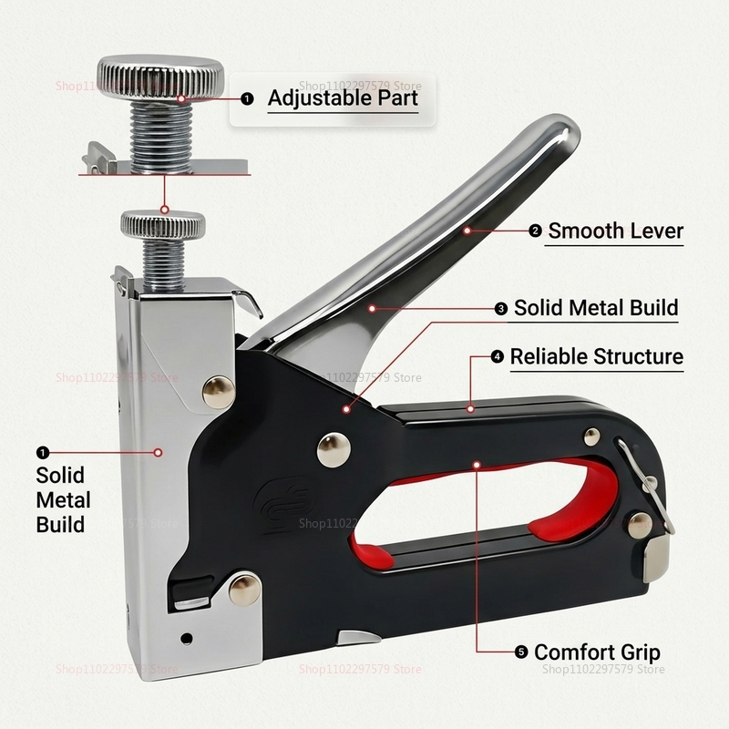 헤비 듀티 3 in 1 스테이플러 네일건 키트 (300 - Stapler Heavy Duty 리뷰 및 가격