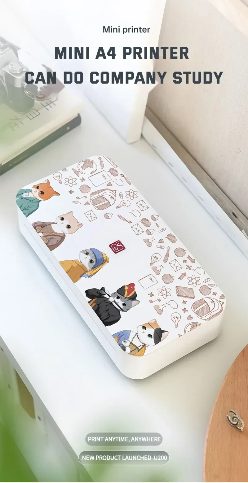 HPRT U200 A4 휴대용 종이 프린터 열전사 무선 - Photo Printer 리뷰 및 가격