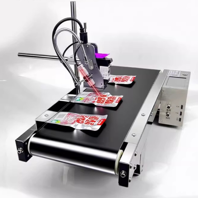 컨베이어 벨트가 있는 자동 온라인 잉크젯 프린터, 바코 - Barcode Printer 리뷰 및 가격