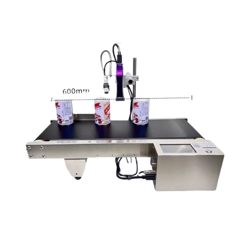 컨베이어 벨트가 있는 자동 온라인 잉크젯 프린터, 바코 - Barcode Printer 리뷰 및 가격