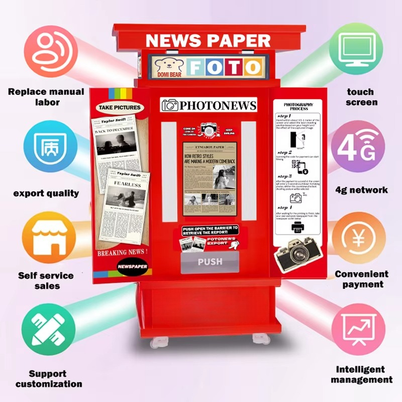 비즈니스 포토 부스 즉석 사진 셀프 서비스 인쇄 자판기 - Photo Printer 리뷰 및 가격