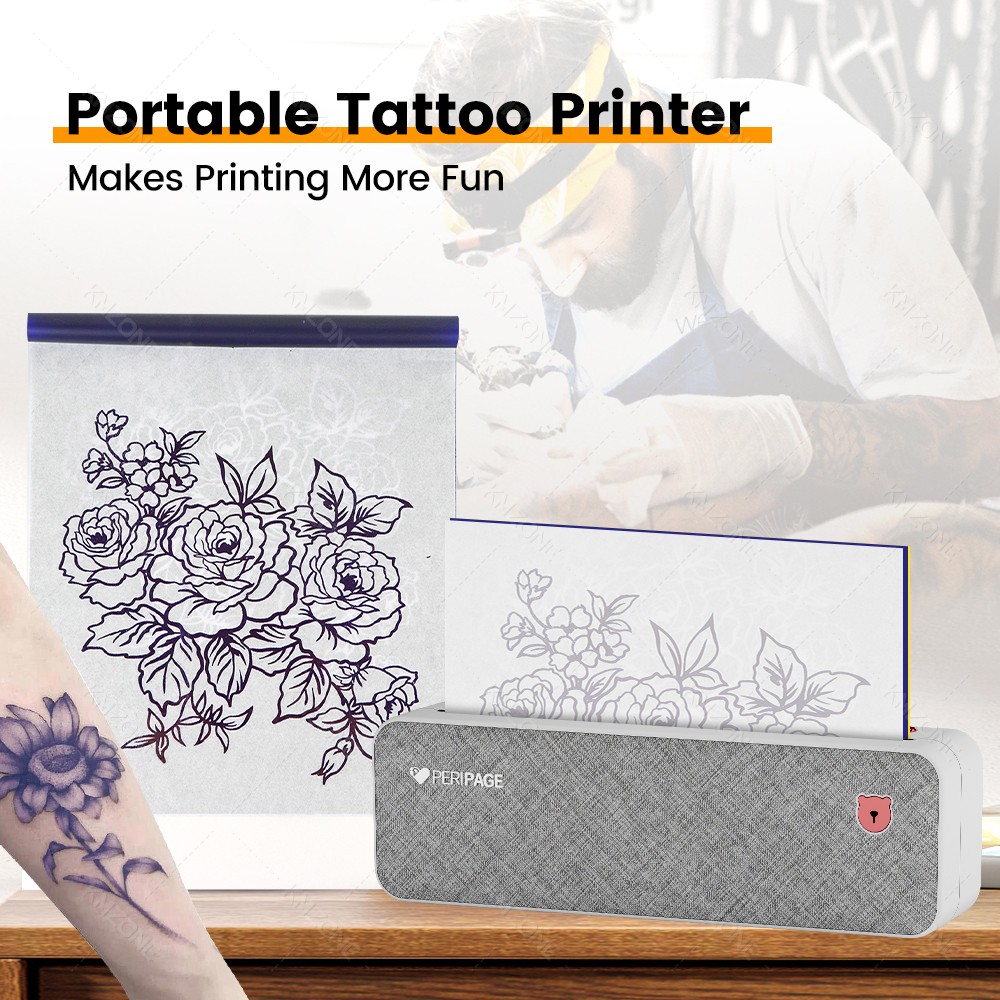 Peripage A4 휴대용 프린터 전송 용지, 문신  - Commercial Book Printing Machines 리뷰 및 가격