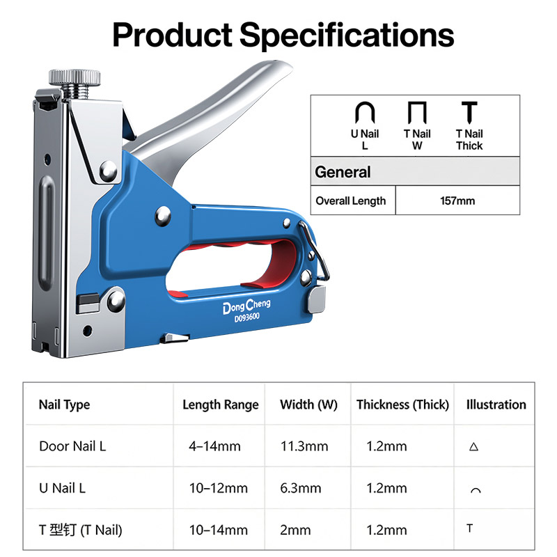 3-in-1 네일건 탄소강 4-14mm 도어 T10-1 - Stapler Heavy Duty 리뷰 및 가격