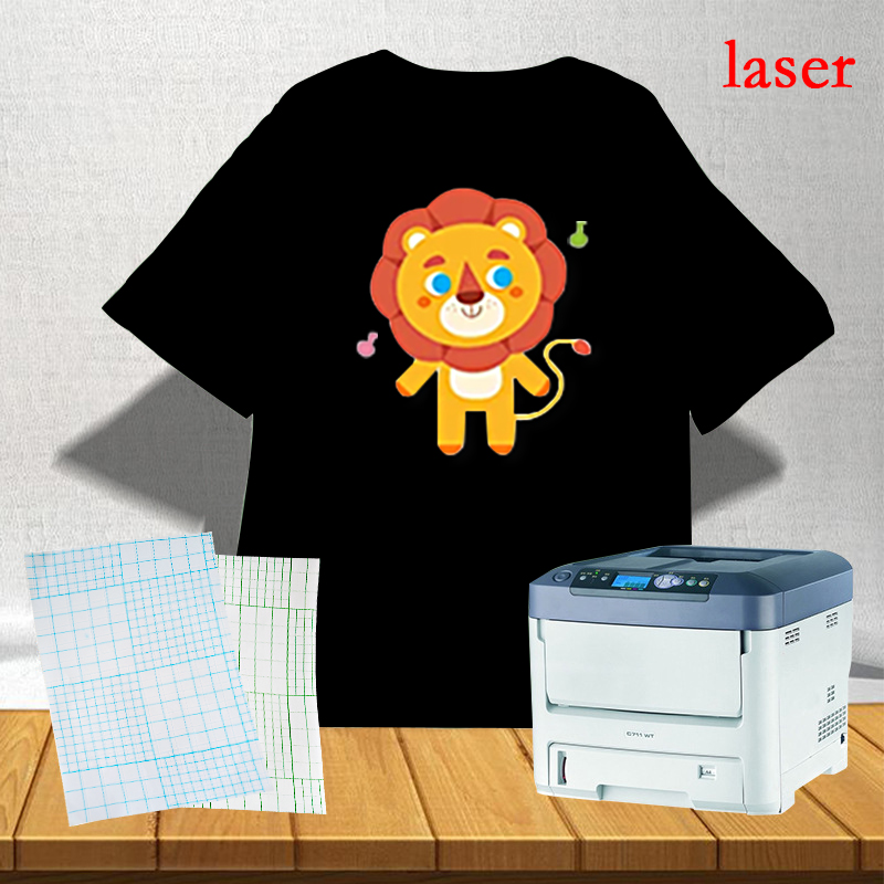 A4 10Pcs 레이저 열전달 용지 어두운/밝은 색상  - Commercial Fabric Printing Machine 리뷰 및 가격